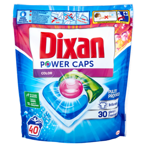 DIXAN PowerCaps Color 40pz (560g)