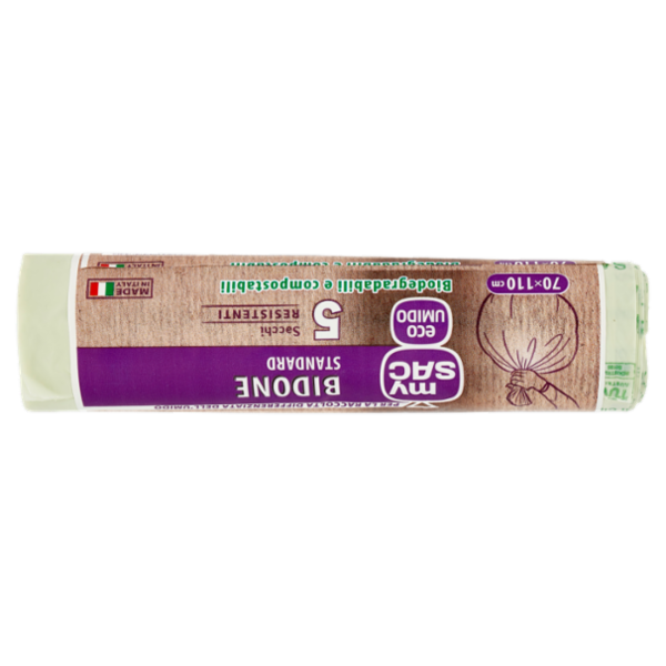 my Sac eco Umido Bidone Standard 70x110 cm Sacchi 5 pz