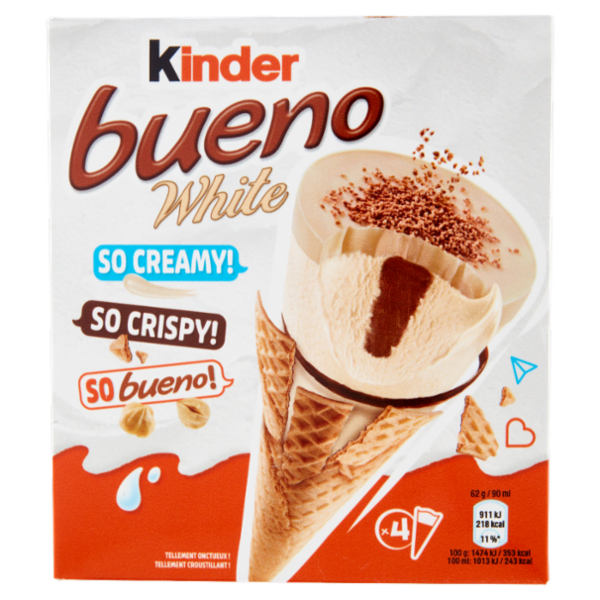 Kinder bueno White 4 x 62 g