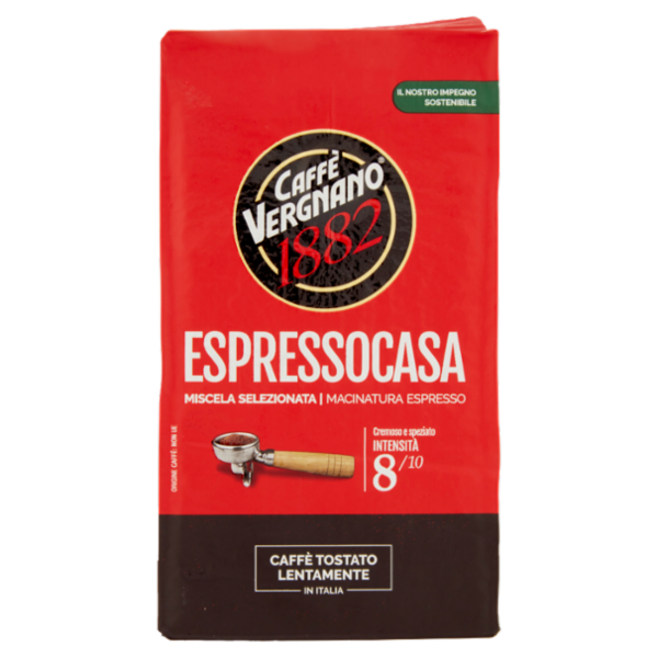 Caffè Vergnano 1882 Espressocasa Miscela Selezionata Macinatura Espresso 250 g