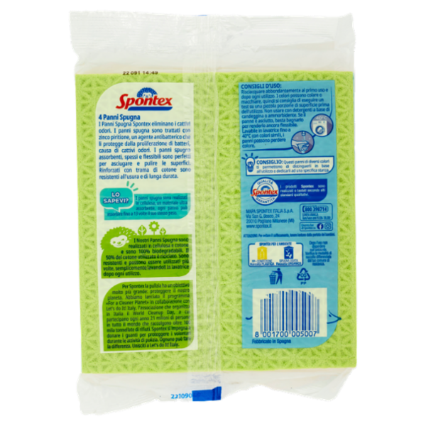 Spontex Panni Spugna x4