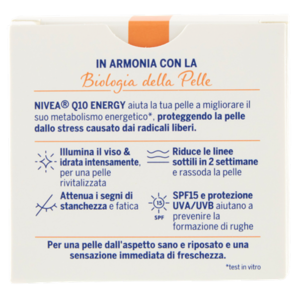 Nivea Q10 Energy Anti-Rughe + Energizzante Crema Giorno SPF 15 50 ml