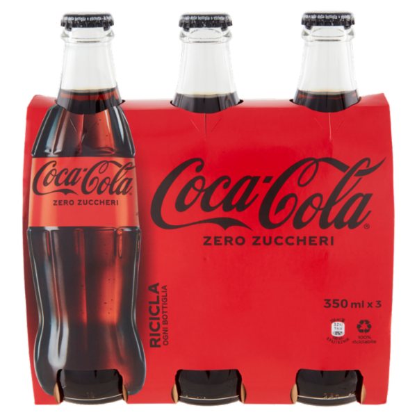 COCA-COLA Zero Zuccheri Vap 3 x 350 ml