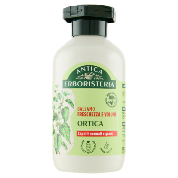Antica Erboristeria Balsamo Freschezza e Volume Ortica Capelli normali e grassi 225 ml