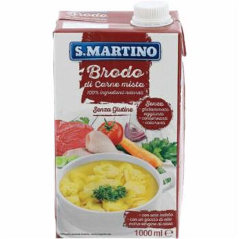 S.Martino Brodo di Carni Miste Senza Glutine lt 1