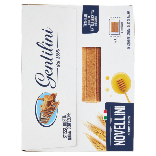 Gentilini Novellini al latte e miele 16 x 60 g