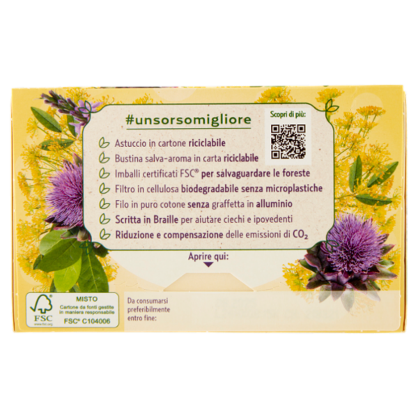 Pompadour Le Tisane Plus Brucia Grassi con Matè* e Carciofo 18 x 2,2 g