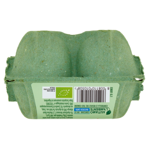 Aia Biologiche 4 Uova Fresche da allevamento Biologico 220 g