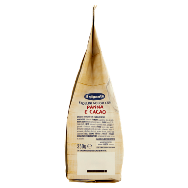 IL GIGANTE Frollini Golosi con Panna e Cacao 350 g