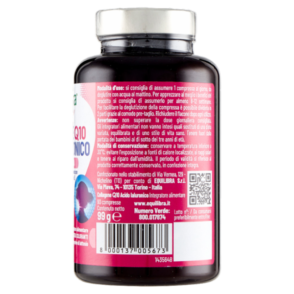 equilibra Collagene Q10 Acido Ialuronico 90 Compresse 99 g