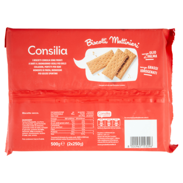 Consilia Biscotti Mattinieri 500 g