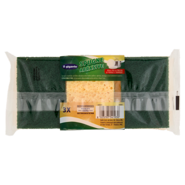 IL GIGANTE Spugne Abrasive 3 pz