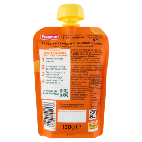 Plasmon i Fruttini Frutta Mista 130 g