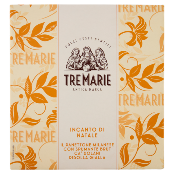 Tre Marie Incanto di Natale Panettone Milanese 750g + Spumante Brut Ca' Bolani Ribolla Gialla 750ml