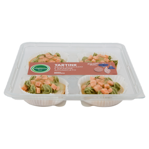 arturo Vogliazzi Tartine Salsa Avocado e Salmone Affumicato 150 g