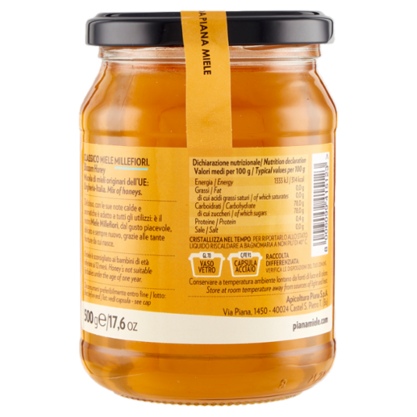 Piana Miele Classico Millefiori 500 g