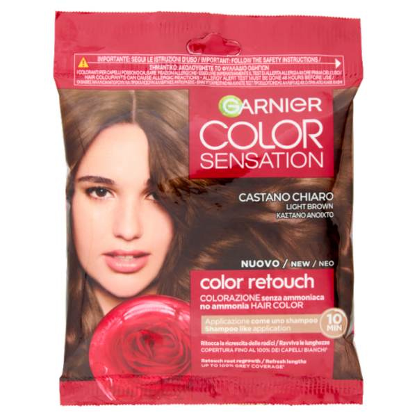Garnier Color Sensation color retouch Colorazione senza ammoniaca Castano Chiaro