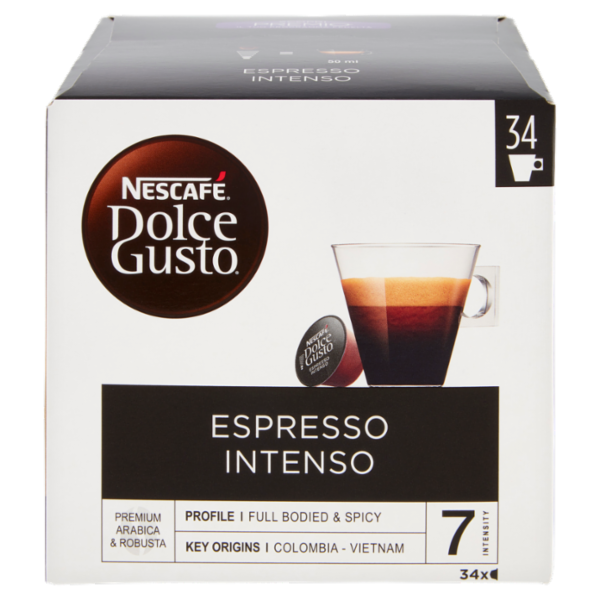 NESCAFÉ DOLCE GUSTO Espresso Intenso Caffè espresso 34 capsule (34 tazze)