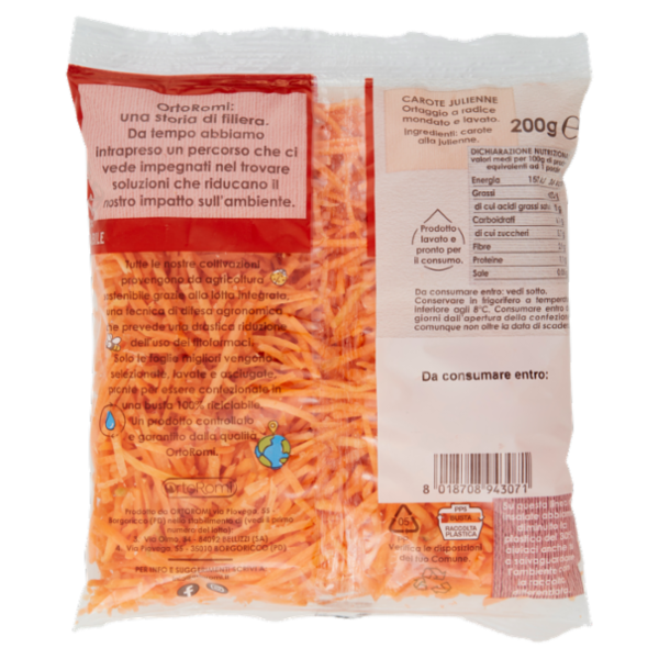 OrtoRomi Carote Julienne 200 g