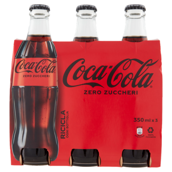 COCA-COLA Zero Zuccheri Vap 3 x 350 ml
