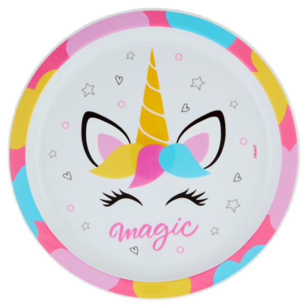 Smart Piatto Piano Pp Unicorn Smile