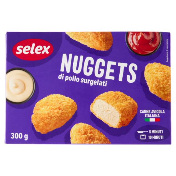 Selex Nuggets di Pollo Surgelati 300 g