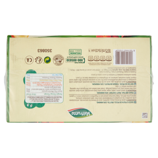Valfrutta Pesca Italiana Succo e polpa di frutta 15 x 125 ml