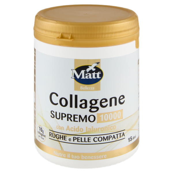 Matt Bellezza Collagene Supremo 10.000 con Acido Ialuronico 180 g
