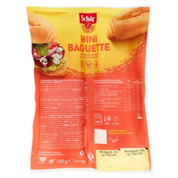 Schär Mini Baguette 150 g