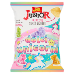 San Carlo Junior Patatine Senza Glutine Dolci Unicorni 30 g