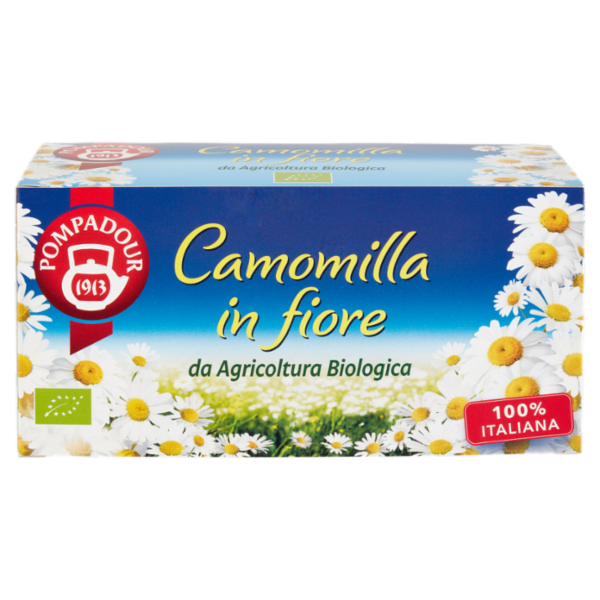 Pompadour Camomilla in fiore da Agricoltura Biologica bustine 15 x 2 g