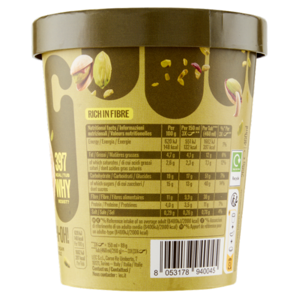 Lec Swirly Pistachi-Oh! 268 g