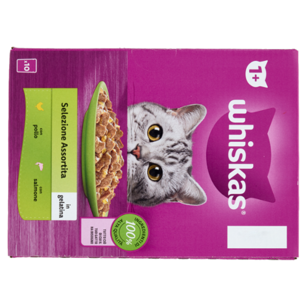 Whiskas Selezione Assortita cibo umido gatto 10x85g
