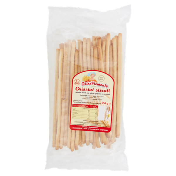 Griss Piemonte Grissini stirati 5 x 50 g