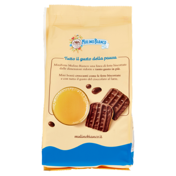 Mulino Bianco Mini Fette con Cioccolato al latte 110g