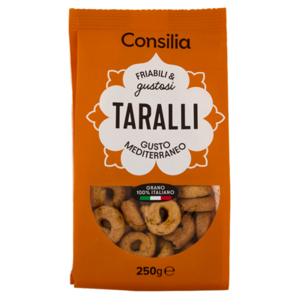 Consilia Taralli Gusto Mediterraneo 250 g