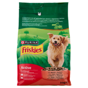 PURINA FRISKIES Active Manzo e Verdure 3kg
