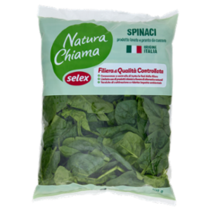 Selex Natura Chiama Spinaci Lavati e Pronti Da Cuocere 500 g