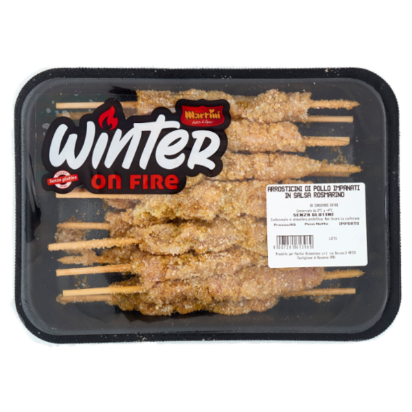 Martini Winter on Fire Arrosticini di Pollo Impanati in Salsa Rosmarino 0,330 kg