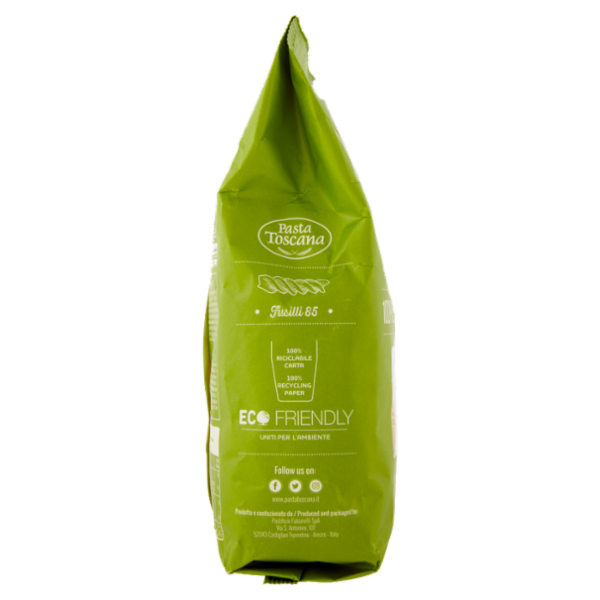 Pasta Toscana 100% Biologico Toscano Fusilli 85 500 g