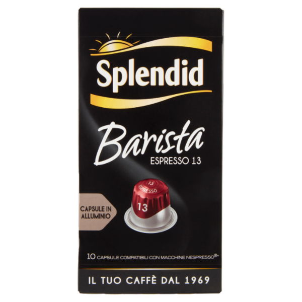 Splendid Barista 13- 10 Capsule Caffè Compatibili con Macchine Nespresso*® Original 52g