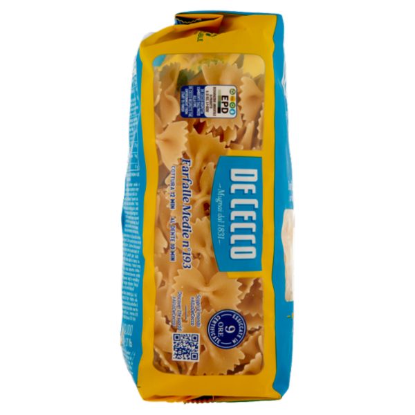De Cecco Farfalle Medie n°193 500 g