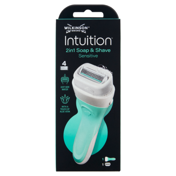 Wilkinson Sword Intuition 2in1 Soap & Shave Sensitive Rasoio