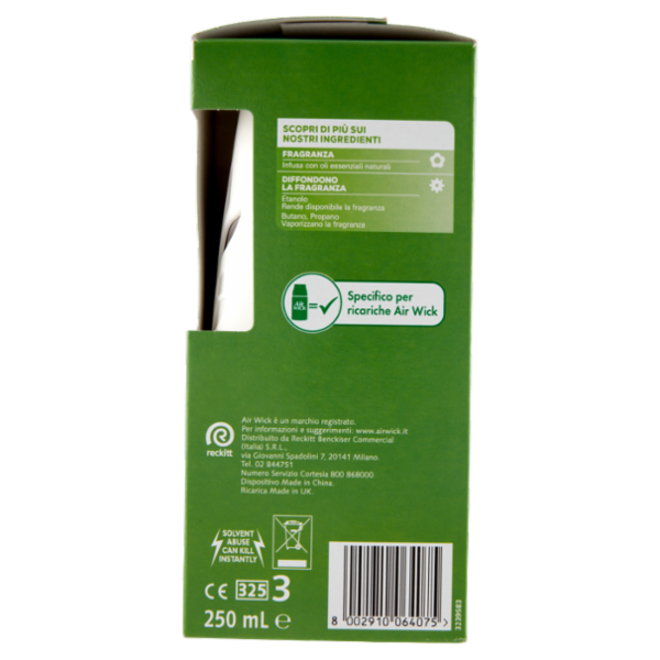 Air Wick Freshmatic Completo Fresia Bianca e Gelsomino Profumatore per ambiente 250 ml