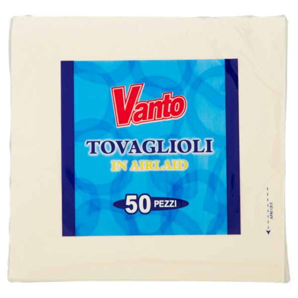 Vanto Tovaglioli Airlaid 40x40 cm Champagne 50 pezzi