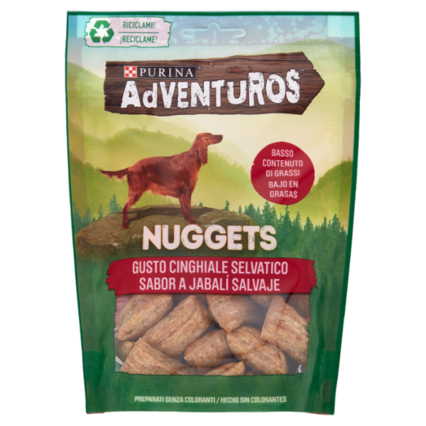 PURINA ADVENTUROS Nuggets Cinghiale Selvatico 90 g