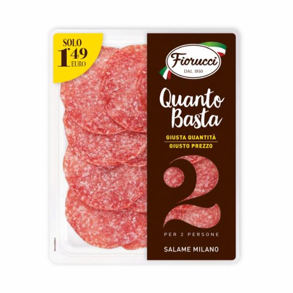 Fiorucci Quanto Basta Per Due Persone Salame Milano 75 g