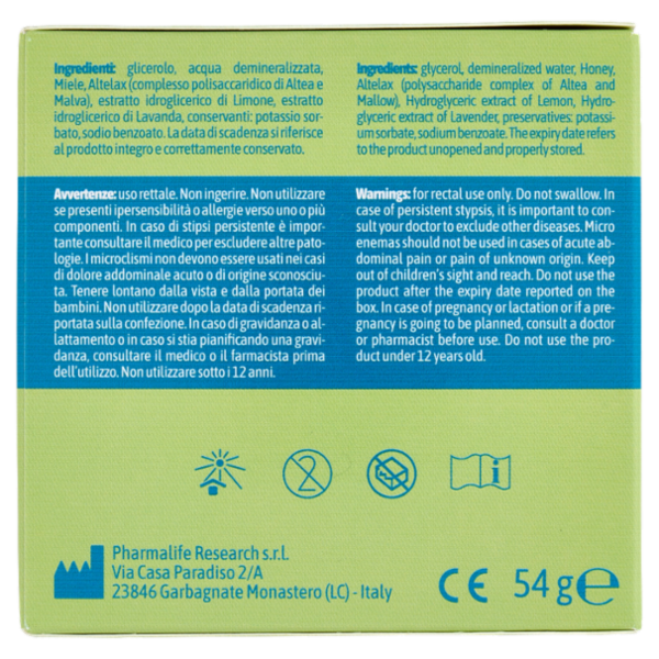 Benexè X il Tuo Intestino Microclismi Natural per Uso Rettale Adulti 6 x 9 g