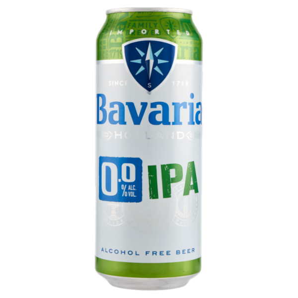 Bavaria 0.0% Alc. Vol. IPA 500 mL