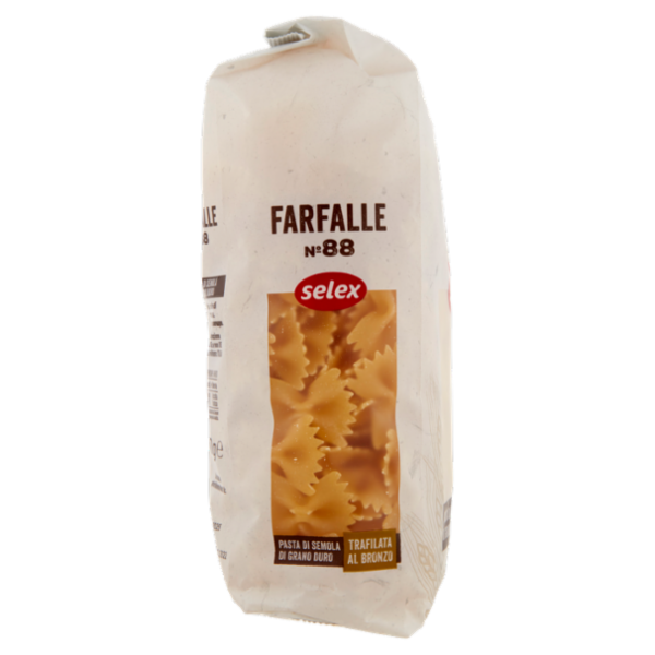 Selex Pasta di Semola Trafilata al Bronzo Farfalle 500 g
